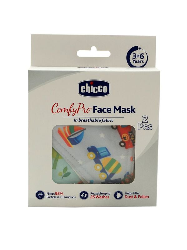 CHICCO COMFYPRO FACE MASK 3-6Y 2PC image number 6